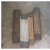 Lot of 4 Vintage Folding Rulers