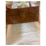 Wooden Jewelry or Storage Box With Latch