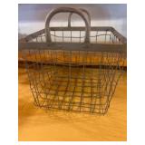Square Metal Wire Storage Basket