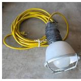Portable Work Light with Yellow Extension Cord