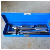 Socket Set Tools in Blue Metal Box
