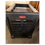 Rubbermaid Rolling Rack with 6 Trays Utility