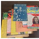 Vintage Music and Song Lyrics Booklets And