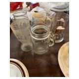Glass and Ceramic Drinkware Lot of 6