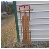 Flexible Flyer III Wooden Sled with Metal Runners
