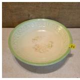 Homer Laughlin Ceramic Bowl Floral Design 10 inch