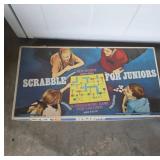 Scrabble For Juniors Board Game Set Vtg