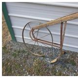 Antique Push Plow Cultivator