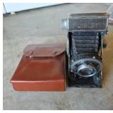 Wester Model II Folding Camera with Case Vintage