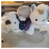 Three Plush Animal Toys