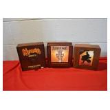 3 Empty Cigar Boxes