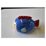 Cozy Dowley Ceramic Happy Fish Cookie Jar