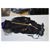 Halloween Flying Witch into Pole
