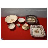 Vintage China Porcelain Dï¿½cor Lot
