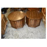 Pair of Octagon End Tables