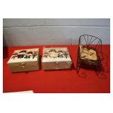 2 Sets of Christmas Ornaments and Small Sleigh