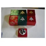 Lot of Wallace Annual Silver Christmas Ball Bells