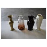 Set of 4 Small Vases