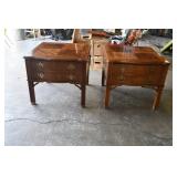 Pair of Bassett Furniture End Tables