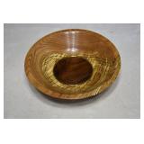 Handmade Oak and Walnut Wood Bowl