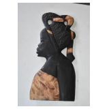 African Carve Wooden Wall Sculpture