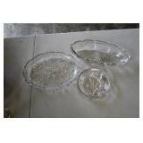 Vtg Clear Glass Lot