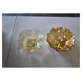 Pair of Vtg Glass Candy Dishes