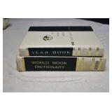 1973 Yearbook and A-K World Book Dictionalry 1968