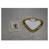 Pair of Vtg Ashtrays