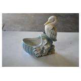 Vtg Ceramic Baby Vase