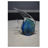 Large hand Blown Art Glass Fish Murano Style