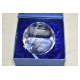 Crystal Niagara Falls Canada Paperweight