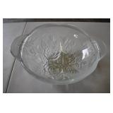 Glass Rose Design Bowl