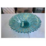 Teal Glass Bowl