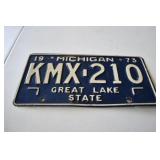 Vtg 1973 Michigan Great Lake State License Plate