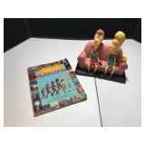Beavis and Butthead Figurine and Book