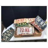 Vintage Ohio License Plates