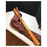 Wooden Didgeridoo with Cloth Cover