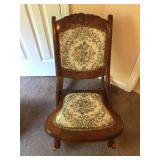 Mahogany Folding Rocking Chair