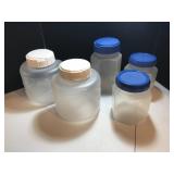 Plastic Kitchen Storage Jars