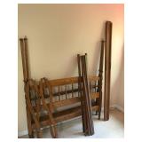 Maple Full-Size Poster Canopy Bed