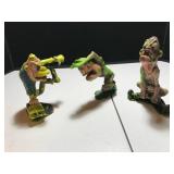 Three Aurora Monster Figure Models
