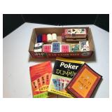Poker Card Sets, Chips, and Books