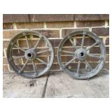 Antique Cast Iron Wheels +++