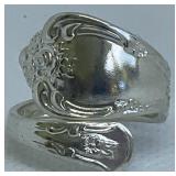 Spoon Ring by WM.A. Rodgers Onida LTD Size 7