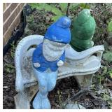 3 Garden Gnome Yard Statues