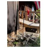 Large Piece of Drift Wood & Humming Bird Feeder ++