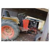 Case 444 Garden Tractor with Rotary Tiller-Not sur