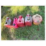5 Gasoline Fuel Cans