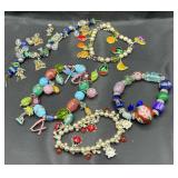 Beaded Bracelets With Charms